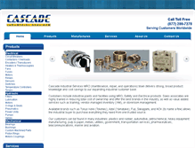 Tablet Screenshot of cascadeindustrial.com